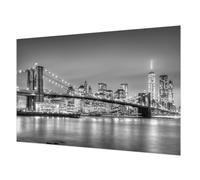 Tulup Papel Tapiz de Fliselina 104x70 cm Fácil Limpieza para Dormitorio, Sala de Estar e Recibidor Cola Incluida Moderna Decoración de Pared Fotográfico - El puente de la metrópolis