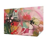 Tulup Papel Tapiz Paredes 104x70 cm Resistente a las Manchas para Dormitorio, Sala de Estar e Recibidor Autoadhesivo Moderna Decoración de Pared Fotográfico - Caos colorido