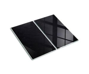 Tulup Tabla De Cortar Cocina 2x30x52cm - Vidrio Protector De Placa De Induccion - Tablón De Anuncios
