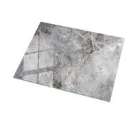 Tulup Tablero Superficie De Mesa120x80 cm in Vetro Grande Decoración Moderno Encimera de Vidrio Superficie Lisa Cristal Templado para la Cocina, Comedor y Salón - Motivo Mármol Natural