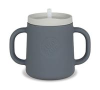 TUM TUM Vaso de Aprendizaje Bebé Diseñado por una Nutrionista, 180ml, Gris