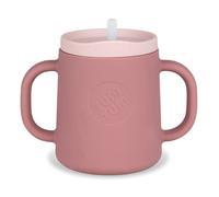 TUM TUM Vaso de Aprendizaje Bebé Diseñado por una Nutrionista, 180ml, Rosa