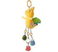 TUMAMA KIDS Cochecito de bebé juguete a partir de 0, 2, 3, 4, 6, 7, 9, 12 meses, arco de juego de dinosaurios, colgante de juguete para bebé, juguete para bebés con sonajero y pegamento mordiente