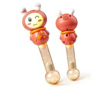 TUMAMA KIDS Sonajero Juguete Bebe, Gato Sonajeros Electrónico Con 7 Luz y Musicales En 4 Modos, Sonaglio Regalo Bebés De 6 9 12 Meses a 3 Años, Montessori Sensorial Baby Instrumentos Rattle Toys