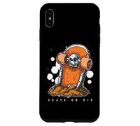 Tumba Cráneo Muerto Patinador Patín Muerto Regalo de Patinet Carcasa para iPhone XS MAX