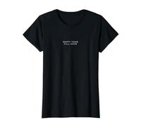 Tumba Vacía Esperanza Completa Minimalista Cristiano Camiseta gráfica económica, Mujer, Negro, XS