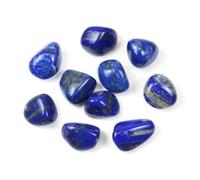 Tumbled Polished Natural Lapis Lazuli Stone, Crystals and Healing Stones Quartz Bulk for Wicca, Reiki, Healing Energy, Chakra Stones, Witchcraft Supplies(10Pcs)