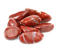 Tumbled Polished Natural Red Jasper Stones, Crystals and Healing Stones Quartz Bulk for Wicca, Reiki, Healing Energy, Chakra Stones, Witchcraft Supplies(10Pcs)