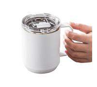 Tumblers aislados, 4,61 x 3,43 pulgadas, acero inoxidable para bebidas frías, Leakproof Water Cup with Induction Heating, for Coffee Tea Travel School Sports Men Women