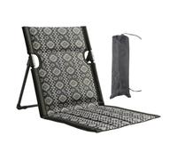 Tumbona al aire libre retro boho portátil ajustable silla de playa estera para camping, viajes, jardín, césped, patio trasero, balcón, patio, piscina, asiento reclinable plegable ligero para relajació