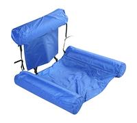 Tumbona de cama flotante para piscina, tumbona flotante inflable indeformable ajustable para piscina, con tablero de(Model with buoyancy board (0.6kg))