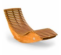 Tumbona de madera de acacia FSC® 154x60x78cm plegable