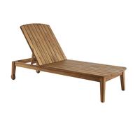 Tumbona de madera de acacia maciza CANOPEE