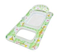 Tumbona De Piscina De Bronceado - Tumbona Inflable De 160 Cm X 90 Cm con Portavasos, Tumbonaa De Aire Ergonómica, Soporte De Doble Tubo, Polímero De PVC Rosa Engrosado para Playas Y Centros