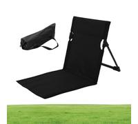 Tumbona de playa plegable con respaldo ligera, silla de playa de viaje, silla de suelo portátil para exteriores, silla de playa, silla de salón, cómoda tumbona plegable, silla de playa plegable para