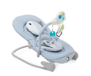 Tumbona evolutiva CHICCO - modelo BALLOON DOTS - musical, con arco de juguete y vibración