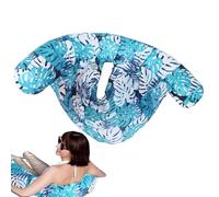 Tumbona inflable - Flotador de agua duradero para adultos, silla de hamaca flotante, cómoda luz trasera, salón portátil, asiento de relajación de verano | Flotador divertido al aire libre para nadar