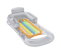 Tumbona inflable flotante para piscina, colchón de agua, sofá transparente