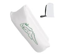 - Tumbona Inflable para Acampada, sofá Hinchable, para sofá, Aire Impermeable, para Ocio y Tiempo, Almohada de Cervical Cuadrada ergonómica, para viajeros al Aire Libre