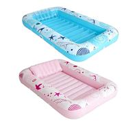 Tumbona Inflable Para Piscina, Diseño De Válvula De Doble Capa, PVC, Tumbona Para Tomar El Sol, Flotadores Grandes Para Piscina Con Portavasos, Apto Para Viajes, Para Adultos, Parejas, Familias Y Vacá