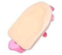Tumbona para bañera infantil - almohada de ducha ergonómica, de baño, soporte para enjuague seguro, ayuda para la higiene del bebé | Cojín de esponja ligero con forma curvada y accesorio