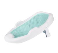 Tumbona para bebé transpirable de 0 a 24 meses con orificio de drenaje, bañera para bebé portátil de uso diario, bañera para bebé antideslizante y plegable, bañeras para recién nacidos, tumbona verde