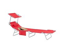 Tumbona plegable con respaldo reclinable ogs48-rx2 sobuy