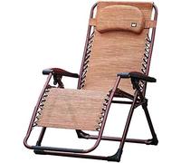 Tumbona plegable de gravedad cero con reposacabezas, cama reclinable ligera para jardín, terraza, patio, sillón regalo para relajación al aire libre