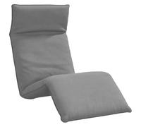 Tumbona Plegable Gris 175x54x8,5 cm Tejido Oxford, Cama Solar, Tumbona, sillón de Suelo, vidaXL