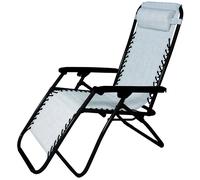 Tumbona Reclinable Cm. 62x142x120 H Color Gris