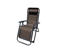 Tumbona reclinable marbueno 90 x 108 x 66 cm - marrón