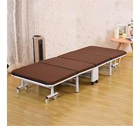 Tumbona reclinable plegable grande, color marrón, para playa, jardín, patio, piscina y campamento, cómoda silla reclinable para relajarse y tomar el sol