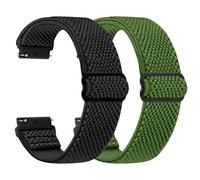 TumCez Correa ajustable elástica de liberación rápida para reloj de nailon, 18 mm, 19 mm, 20 mm, 22 mm, 24 mm, correa para Samsung/Garmin/Fossil/Amazfit/Huawei/Xiaomi/Suunto reloj para hombre y mujer