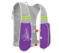 Tumeyser Chaleco de Hidratación,Mochila de Hidratación Ligero,Chaleco Hidratacion Trail Running,Chaleco Running Mujer Hombre Adecuado para Ciclismo,Carrera y Otros Deportes al Aire Libre-Púrpura