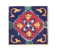 Tumia LAC Azulejos Mexicanos Artesanales de Talavera de 5cm - Azulejo Individual