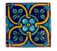 Tumia LAC Azulejos Mexicanos Artesanales de Talavera de 5cm - Azulejo Individual