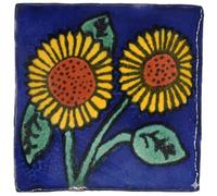 Tumia LAC Azulejos Mexicanos Artesanales de Talavera de 5cm - Pack de 10
