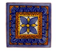 Tumia LAC Azulejos Mexicanos Artesanales de Talavera de 5cm - Pack de 10