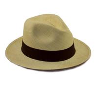 Tumia - Sombrero de Panama Tradicional, Plegable y Hecho a Mano en Ecuador - tamaño 58