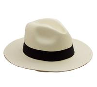 Tumia - Sombrero de Panama Tradicional, Plegable y Hecho a Mano en Ecuador - tamaño 59