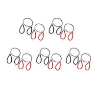 Tuminsi 10 Piezas de Cable Tubería de PVC de Alambre Acero Inoxidable Cuerda Cuerda Bolsillo Mano Herramienta de Corte de de Alambre de Supervivencia Emergencia