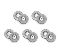 Tuminsi 10 Piezas Disco Circular de Muela Abrasiva de Diamante de 50Mm para Afilador Eléctrico Multifuncional Accesorios de Afilado de Amoladora