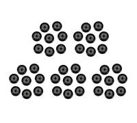 Tuminsi 100 Piezas/Ranura Pom Poleas de Rueda de PláStico Rodamientos de Bolas 625ZZ Piezas de Impresora 3D Engranaje de Rueda Loca Redonda Parte de Encaje V Accesorios