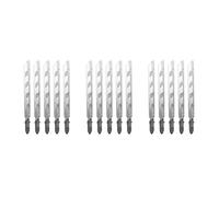 Tuminsi 15 Piezas Hojas de de Calar T de 101 mm Y 4 Pulgadas Conjunto de Calar Recubierta de Diamante Albañilería Herramientas Eléctricas para Cortar Azulejos de Granito Accesorios