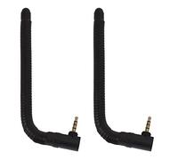 Tuminsi 2X Amplificador de Señal 3.5mm 6DBI Jack Antena Externa para Teléfono Celular Móvil