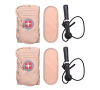 Tuminsi 2X CinturóN Trasero DescompresióN del Aire Espinal Lumbar TraccióN NeumáTica Protector de La Cintura Dolor de La Correa Lumbar Inferior Adecuado para 29 Pulgadas -49 Pulgadas