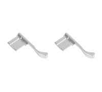 Tuminsi 2X Cubierta Metálica de Zapato Caliente Agarre del Pulgar para X100F X100T X70 X-E3 X-A1 X-A2 X-A3 X-A5 X-M1 XA3 XE3 Plata