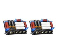Tuminsi 2X Divisor de Altavoz de 3 Vías: 1 Tweeter, 1 Altavoz de Graves, 1 Altavoz de Medios, Divisor de Frecuencias de 600 W, 4 Ohmios/8 Ohmios para Altavoces de 8, 10 y 12 Pulgadas.
