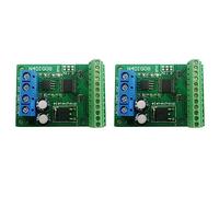 Tuminsi 2X Interruptor Digital de Entrada/Salida de 8 Canales TTL LvTTL CMOS RS485 Módulo de Control IO Tablero Modbus Rtu para Relé PLC, (Con Terminal)