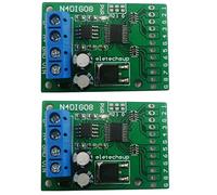 Tuminsi 2X Interruptor Digital de Entrada/Salida de 8 Canales TTL LvTTL CMOS RS485 Módulo de Control IO Tablero Modbus Rtu para Relé PLC, (Sin Pin)